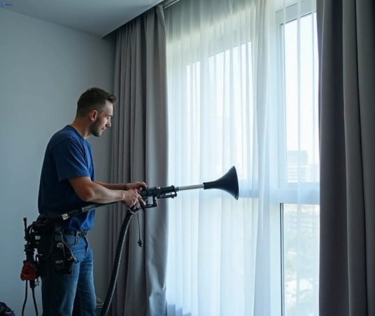 Professional drapes cleaning process tools Matty Curtain Cleaning karrabin
