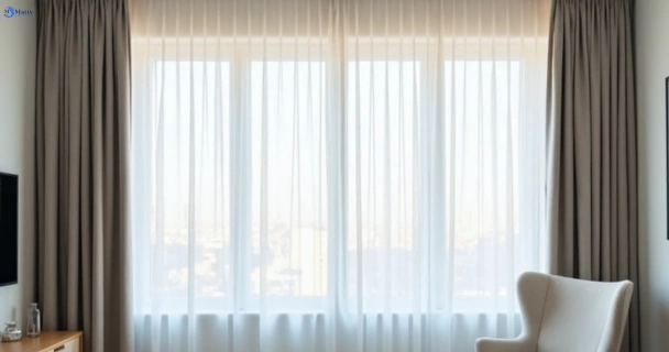 Restored vibrant drapes in karrabin QLD after Matty Curtain Cleaning